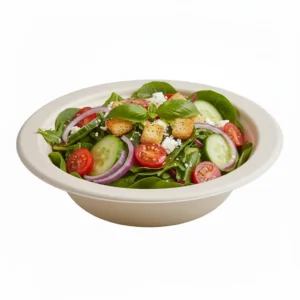 Risseup 16 Oz Compostable Sugarcane Bagasse Round Bowl