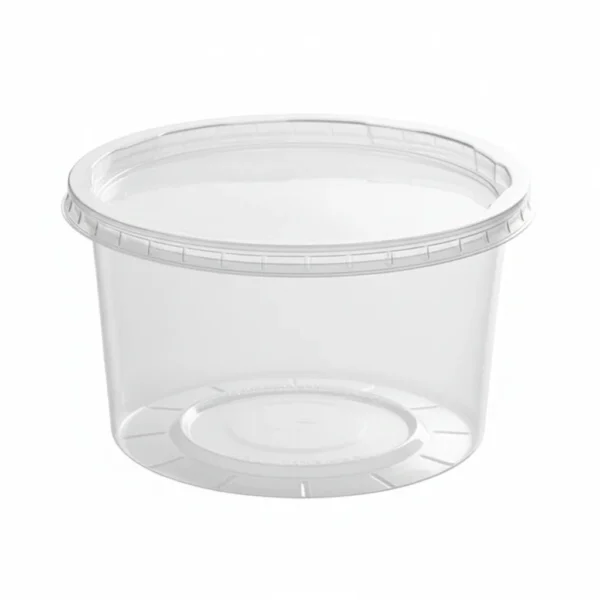 Translucent Soup Risseup 16 Oz Heavy Duty PP Plastic Translucent Soup Container with ...