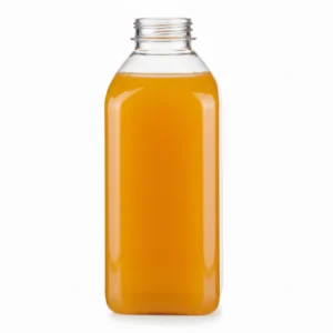 Risseup 16 Oz Square Juice Bottle – Clear PET