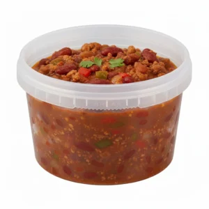 Risseup 16 Oz Microwave-Safe Clear Deli Container with Airtight Lid