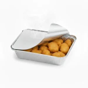 Risseup 2.25 lb Oblong Aluminum Foil Container With Foil Laminated Board Lid