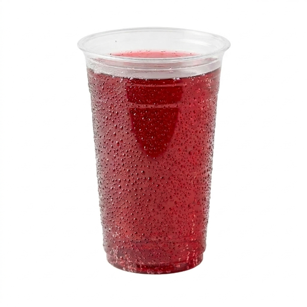 Risseup 20 Oz Crystal-Clear Disposable PET Plastic Cold Cup C-RC20 98MM