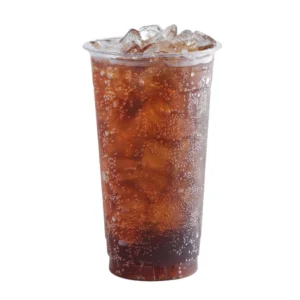 Risseup 32 Oz Crystal-Clear Disposable PET Plastic Cold Cup