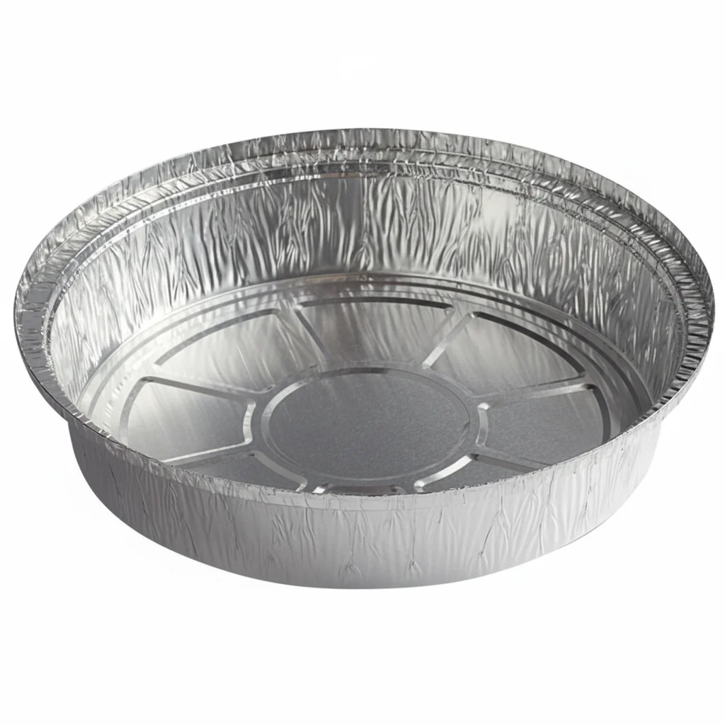 Risseup 9" Commercial Round Aluminum Foil Container - Image 2