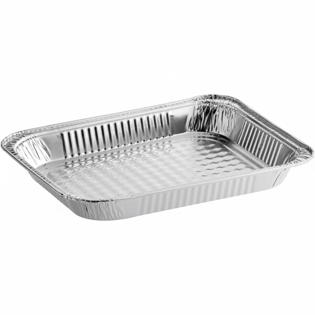 Risseup Extra Heavy-Duty Aluminum Half Size Medium Steamable Shallow Table Pan - Image 2