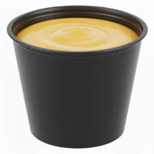 5.5 Oz Risseup Black PP Plastic Portion Cup